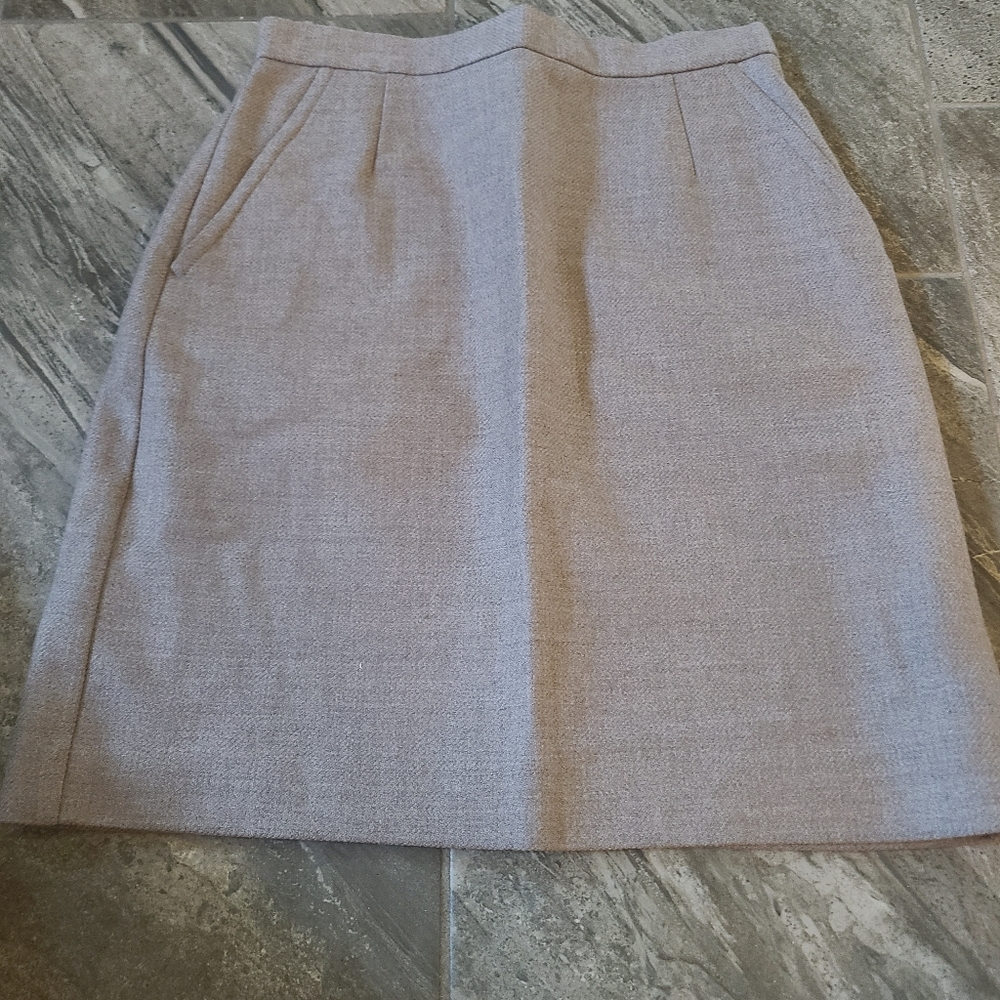 J. Crew Beige Pencil Skirt